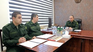 Chairman of the Investigative Committee Artur Poghosyan Held Meeting in Vayots Dzor Regional Investigative Department and the 8th Garrison Investigative Unit of General Military Investigative Department